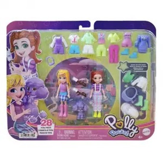 Polly Pocket ve Arkadaşları Farklı Moda Aksesuarları Oyun Setleri HNF51-JCB23