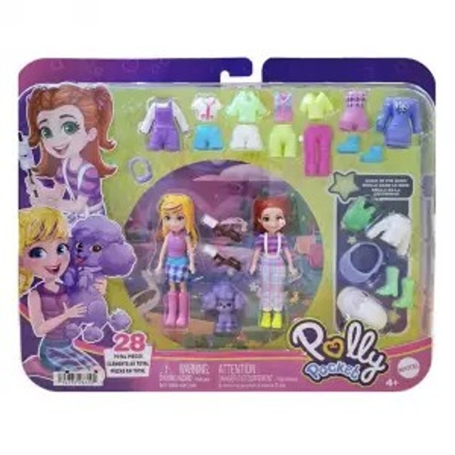 Polly Pocket ve Arkadaşları Farklı Moda Aksesuarları Oyun Setleri HNF51-JCB23